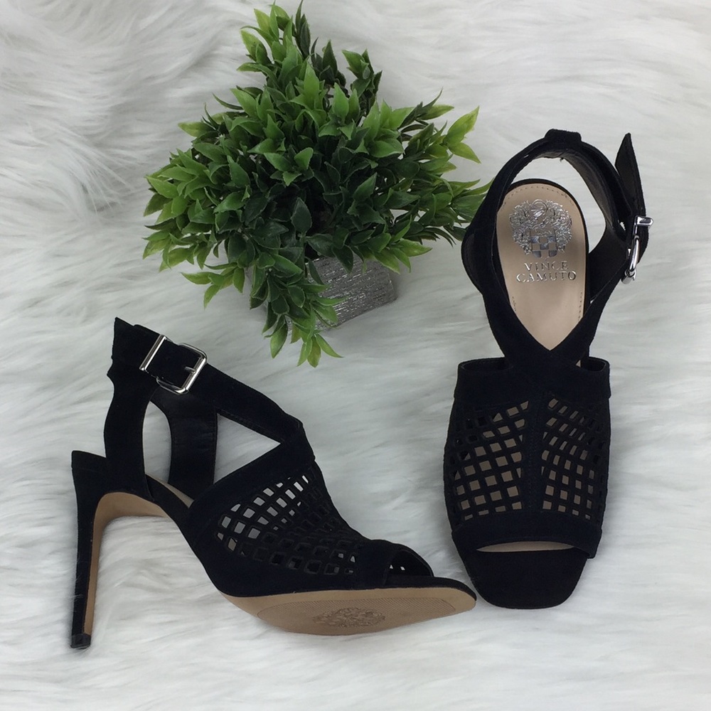 Vince Camuto Black Heeled Sandals